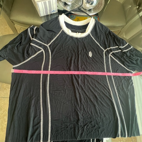 Free people Black Athletic Dress with 3/4 Raglan Sleeves and Crew Neck - Picture 8 of 8